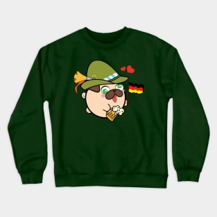 Doopy the Pug Puppy - Oktoberfest Crewneck Sweatshirt